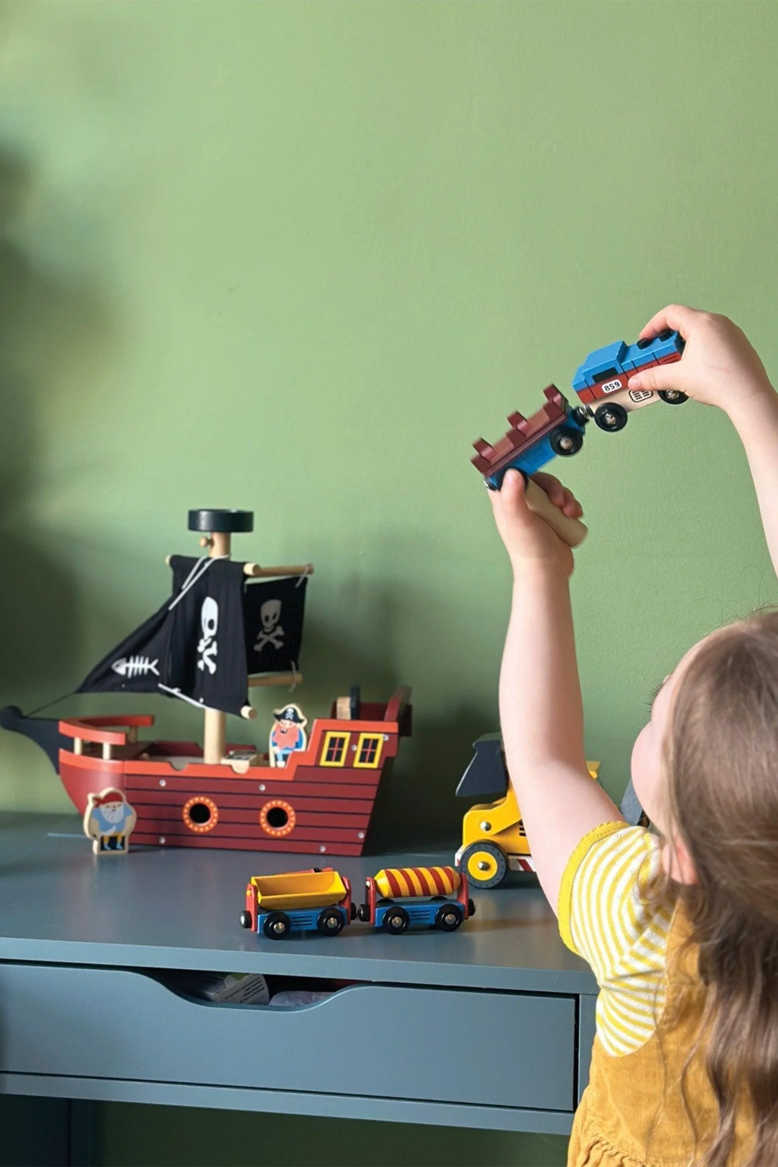 Adventure Trains Bundle, Space Rocket Train, Cargo Train, Dinosaur Train - Image 11
