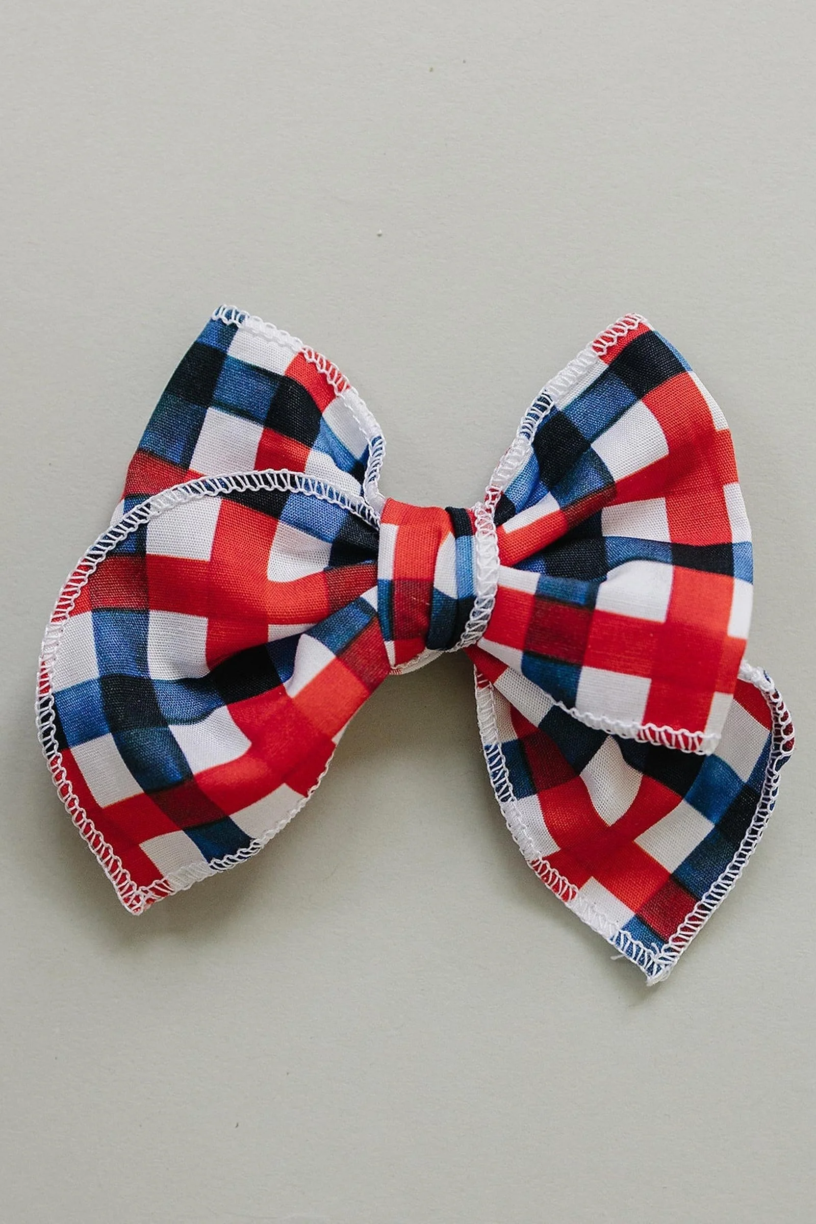All American Plaid Hair Bows - Image 9