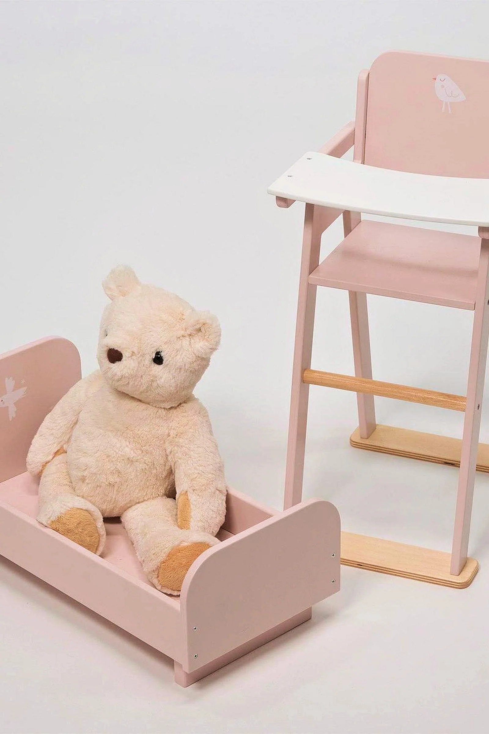 Baby Doll Furniture Bundle, Crib and High Chair, Toddler - Image 2