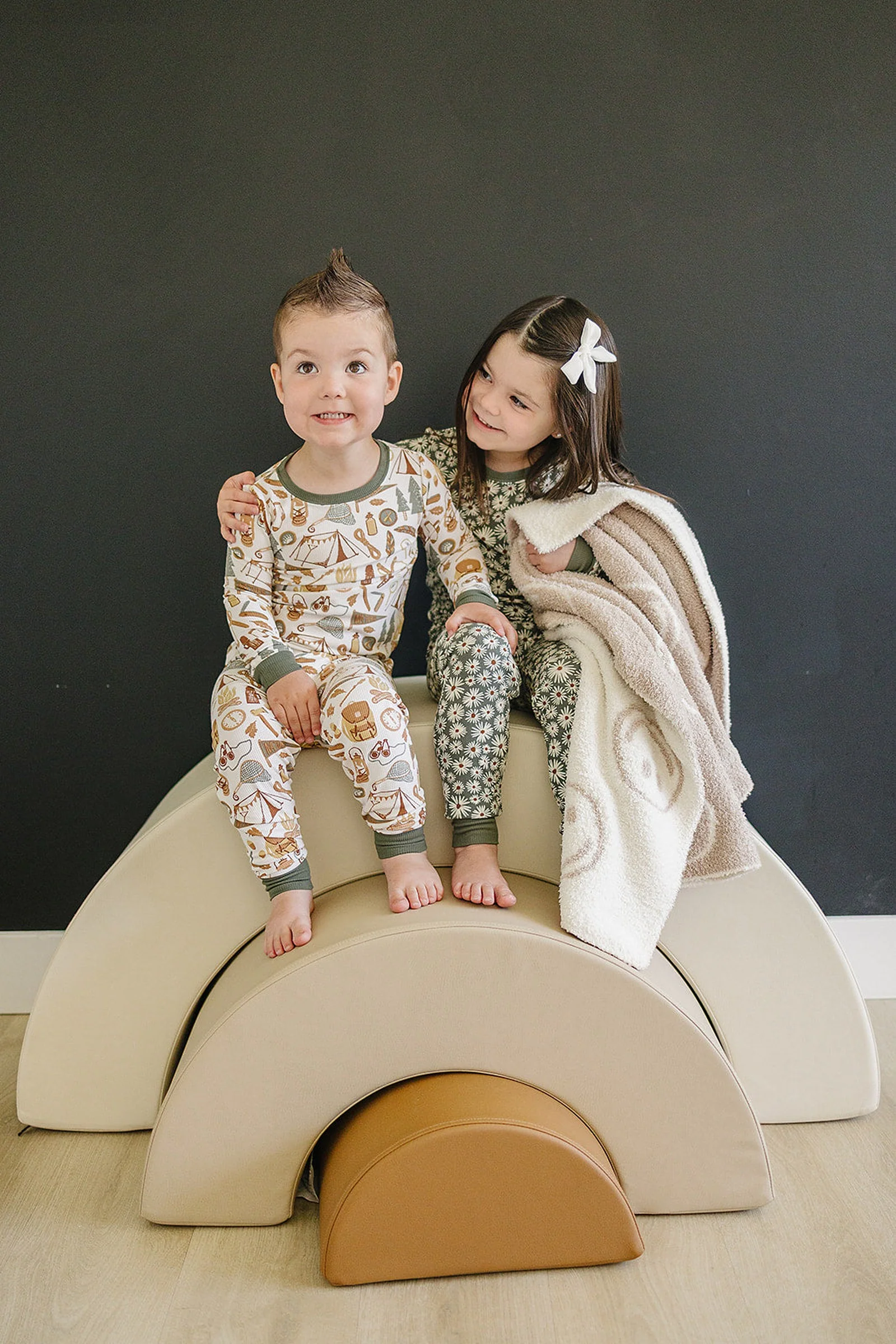 Camping Trip Ribbed Cozy Pajama Set, Bamboo, Gender Neutral, Baby, Toddler & Kids - Image 5