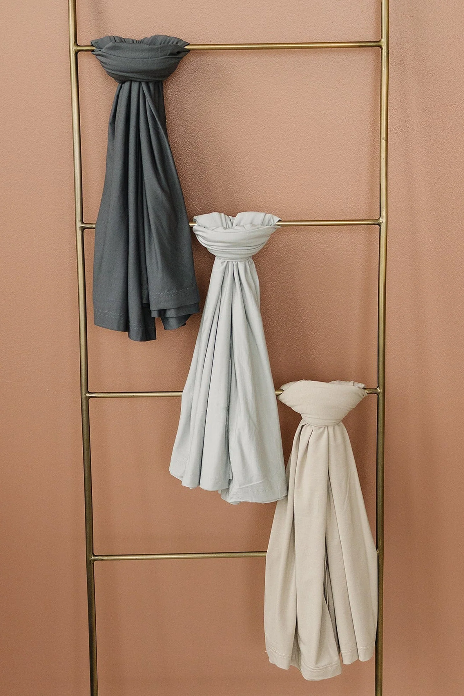 Charcoal Stretch Swaddle Blanket, Bamboo, Baby Essentials - Image 6