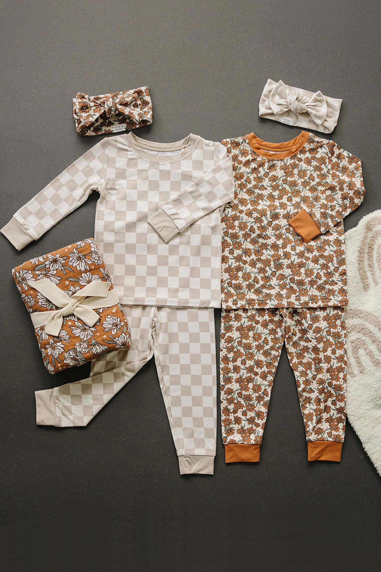 Cream Magnolia Cozy Pajama Set, Bamboo, Baby Essentials - Image 4