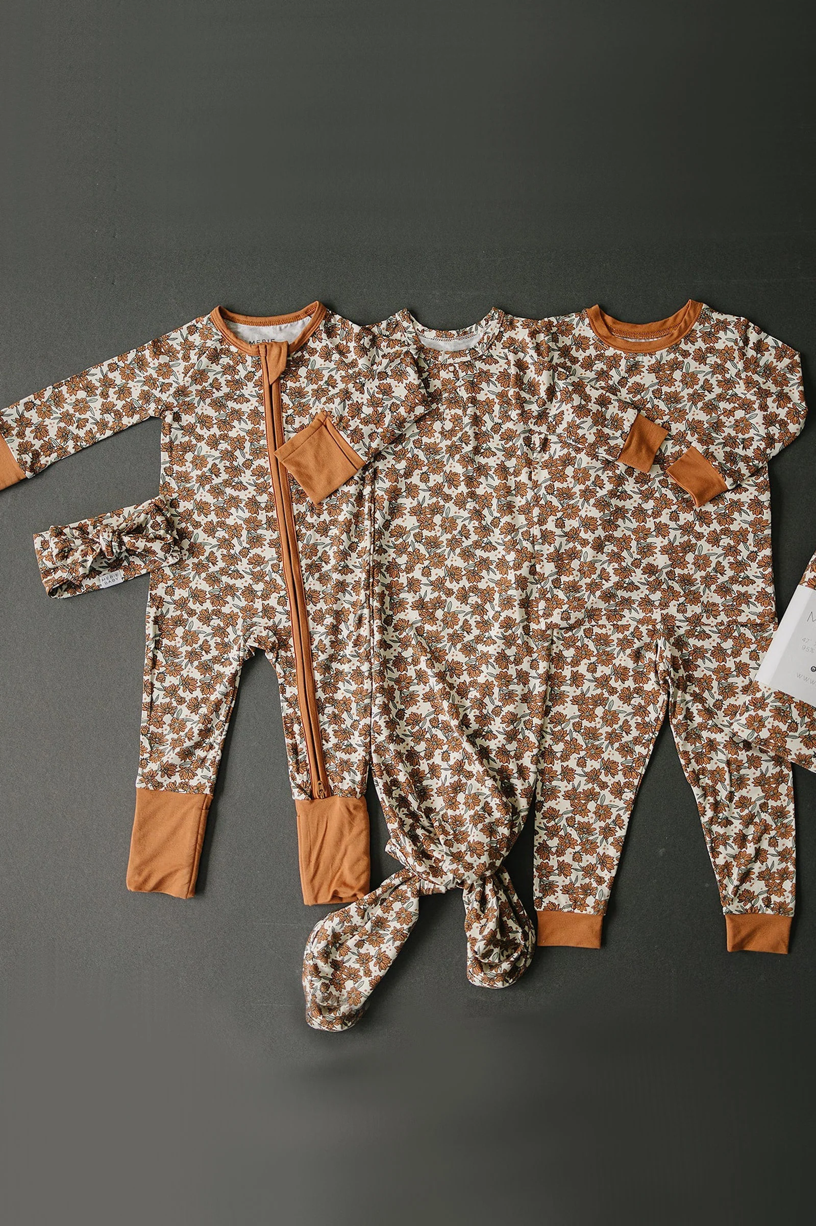 Cream Magnolia Cozy Pajama Set, Bamboo, Baby Essentials - Image 5