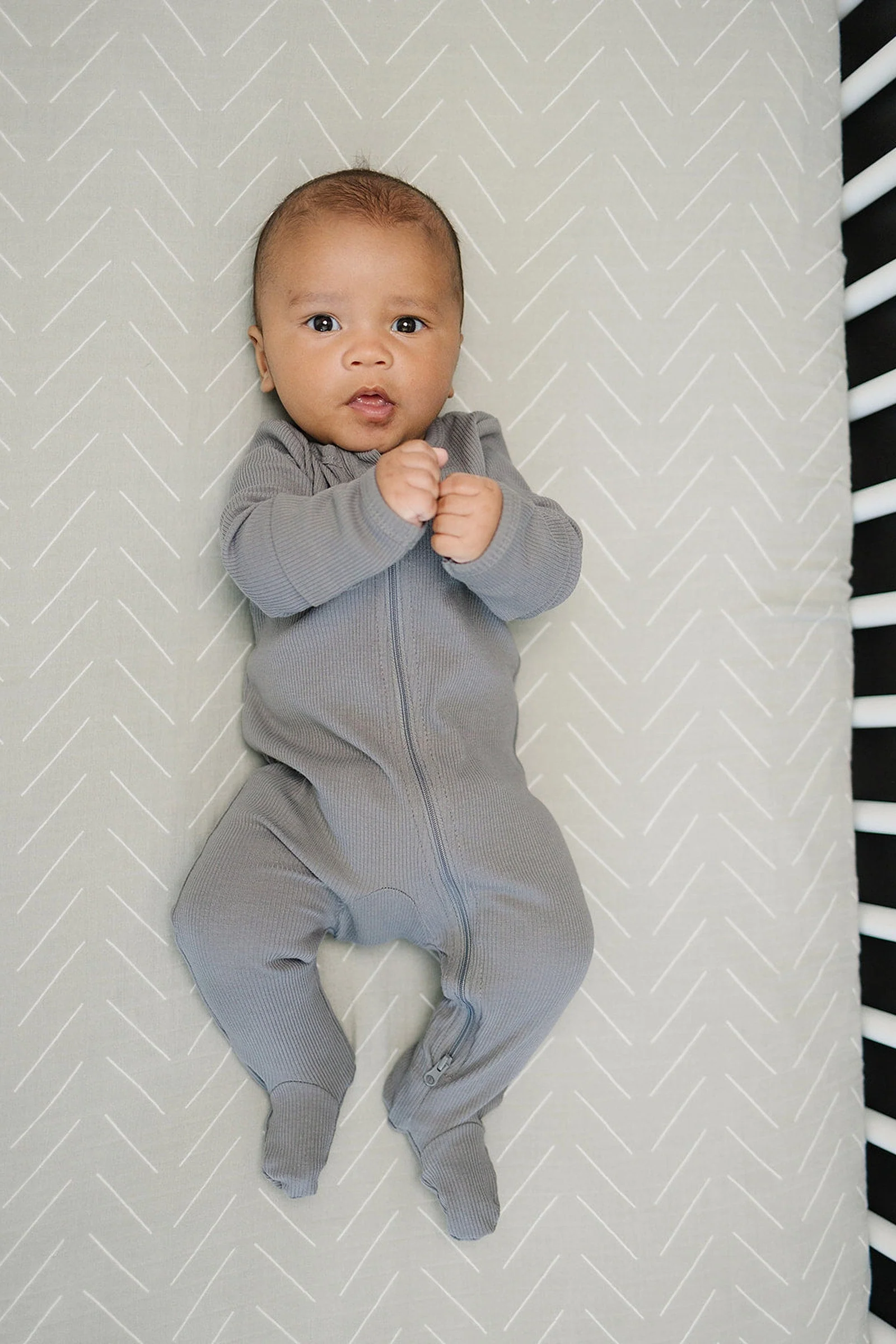 Desert Sage Muslin Crib Sheet, 100% Cotton, Baby Essentials - Image 4