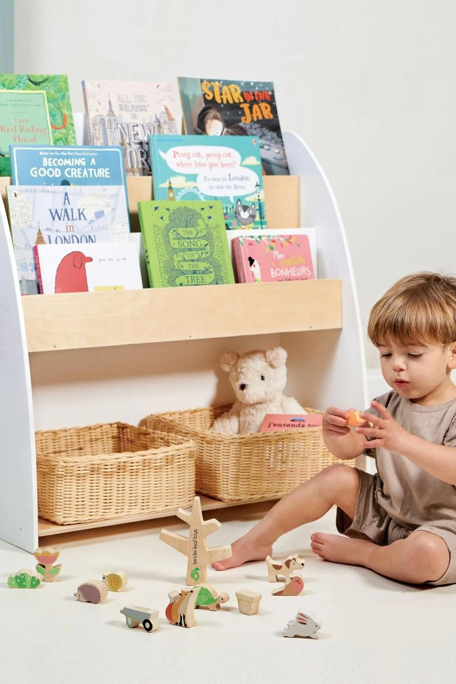 Tender Leaf Forest Bookshelf, Toddler Furniture, Sustainably Built - Image 3