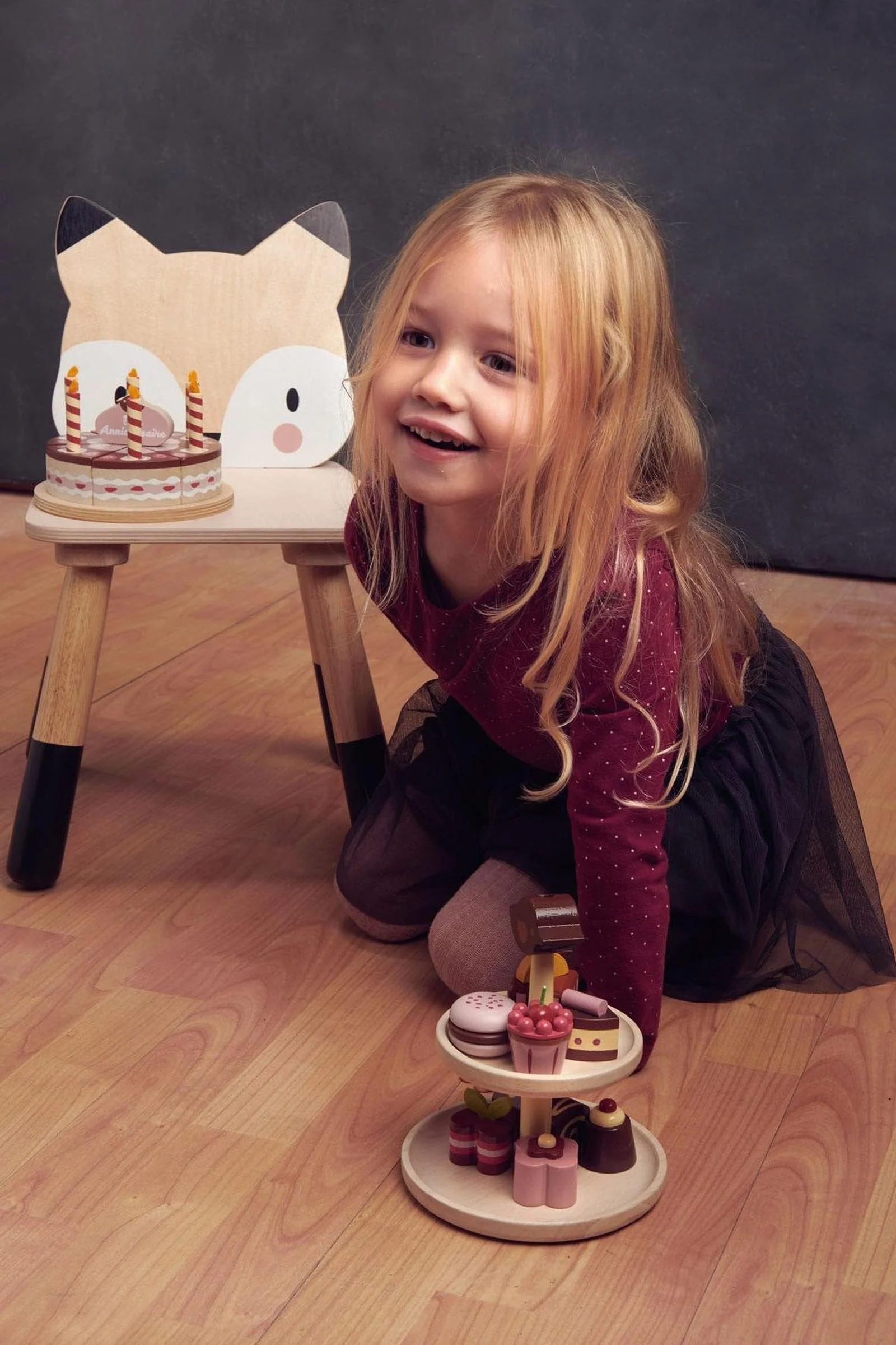 Tender Leaf Forest Fox Chair, Toddler Furniture, Sustainably Built - Image 3