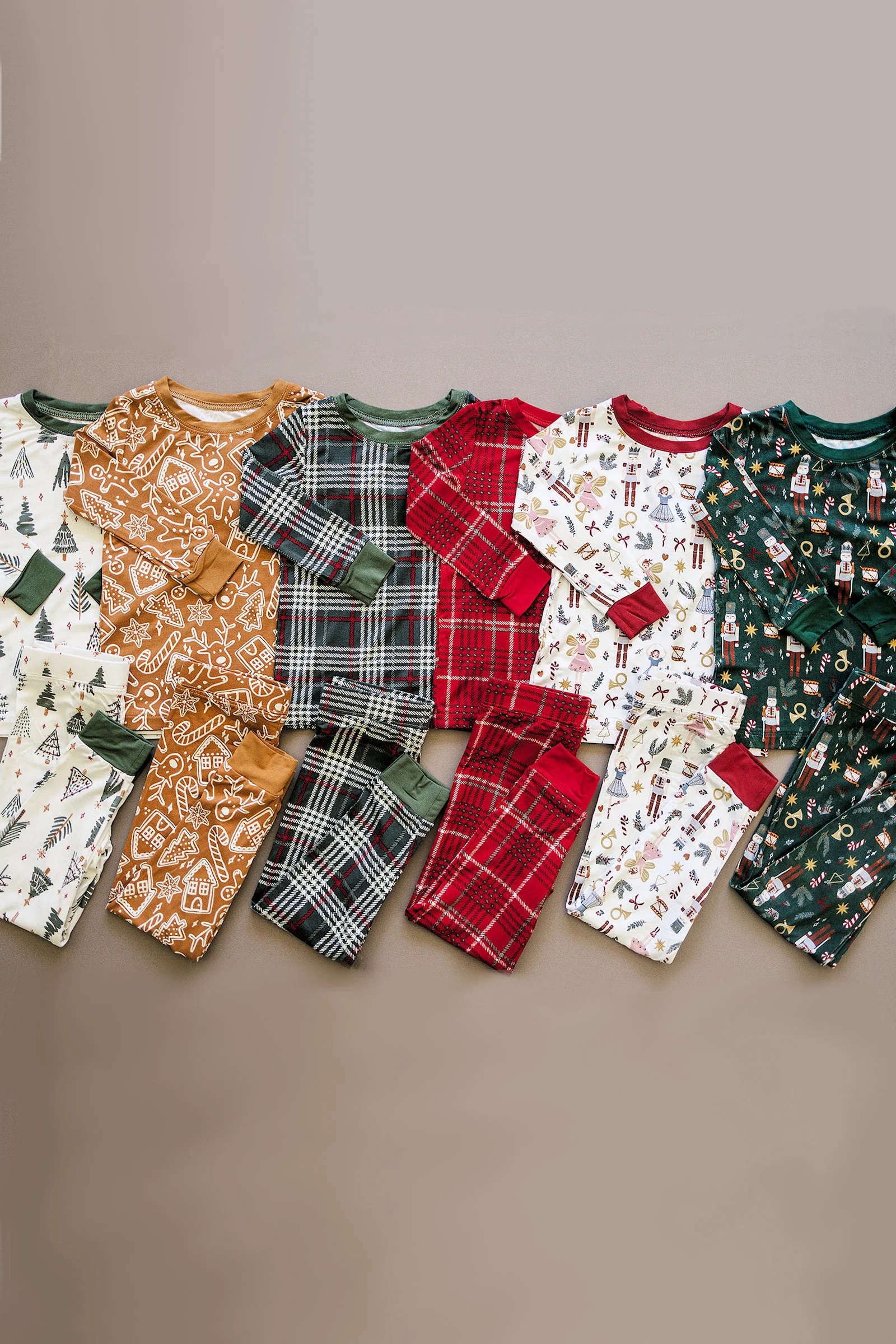 Green Nutcracker Cozy Pajama Set, Bamboo, Gender Neutral, Baby, Toddler & Kids - Image 5