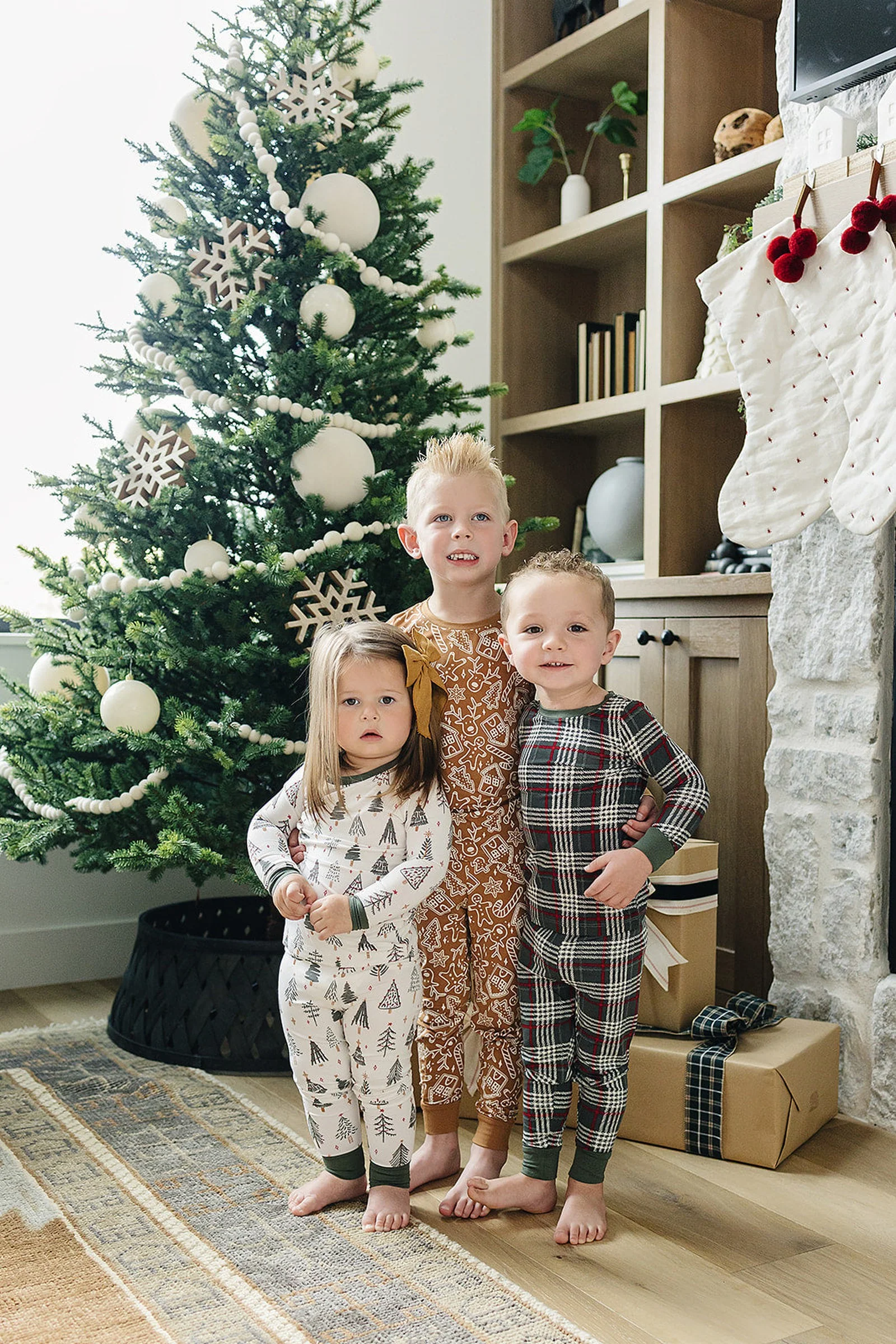 Green Plaid Cozy Pajama Set, Gender Neutral, Bamboo, Gender Neutral, Baby, Toddler & Kids - Image 4