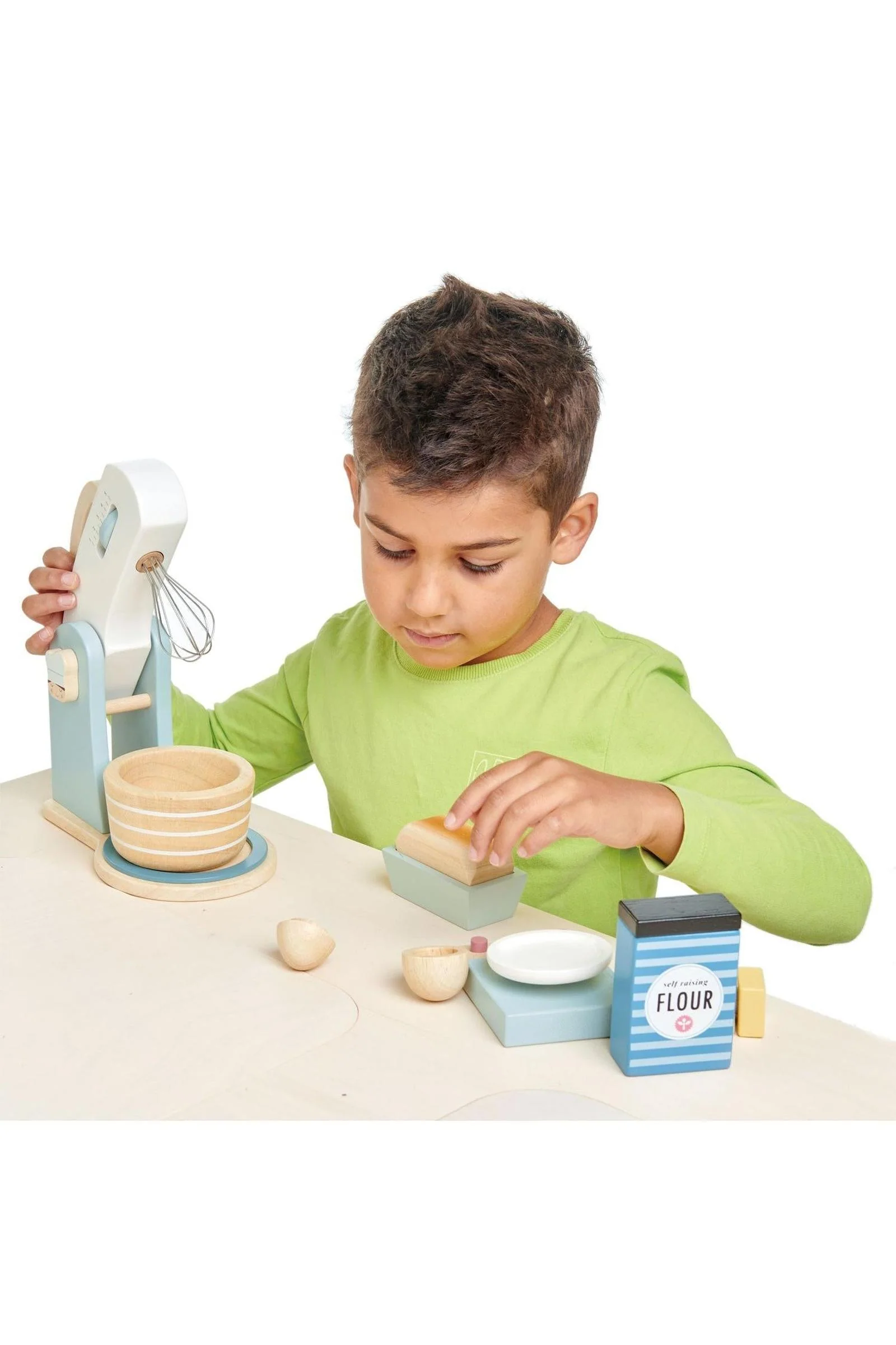 Wooden Home Baking Mixer Set - Image 3