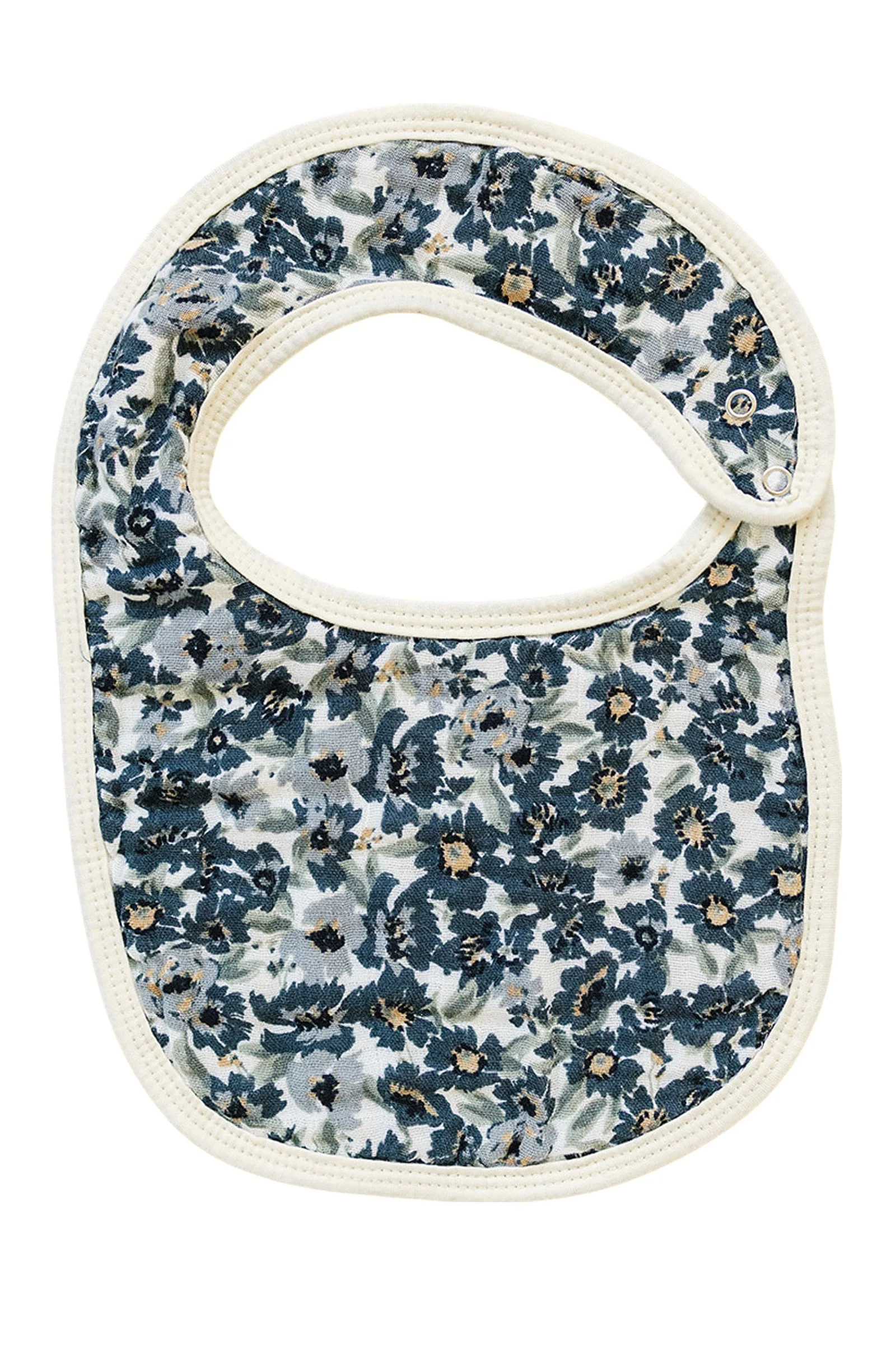 Liberty Floral Classic Muslin Bib, 100% Cotton, Baby Essentials - Image 2