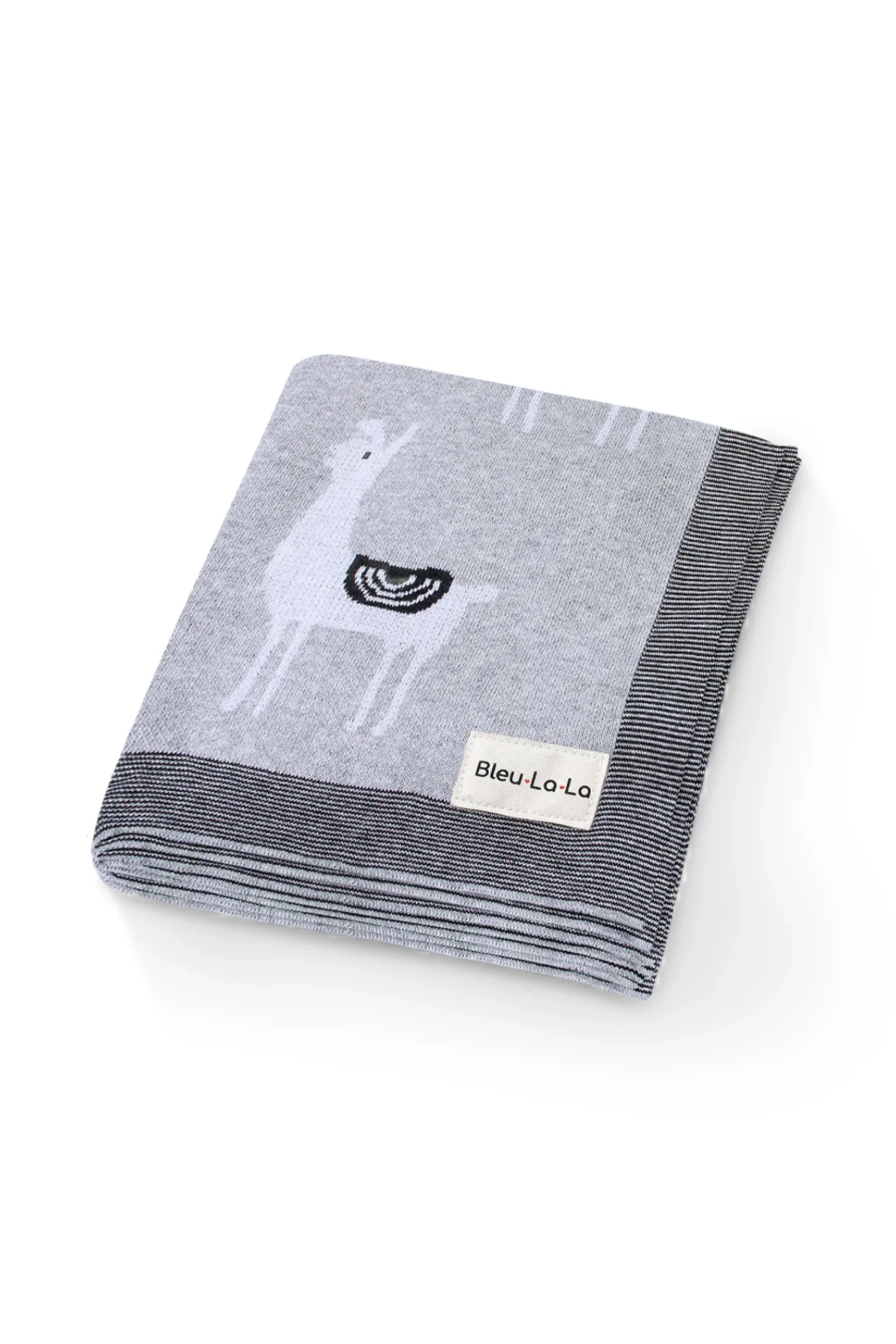 Knit Llama Luxury Swaddle Blanket, 100% OEKO Tex Pima Cotton - Image 10