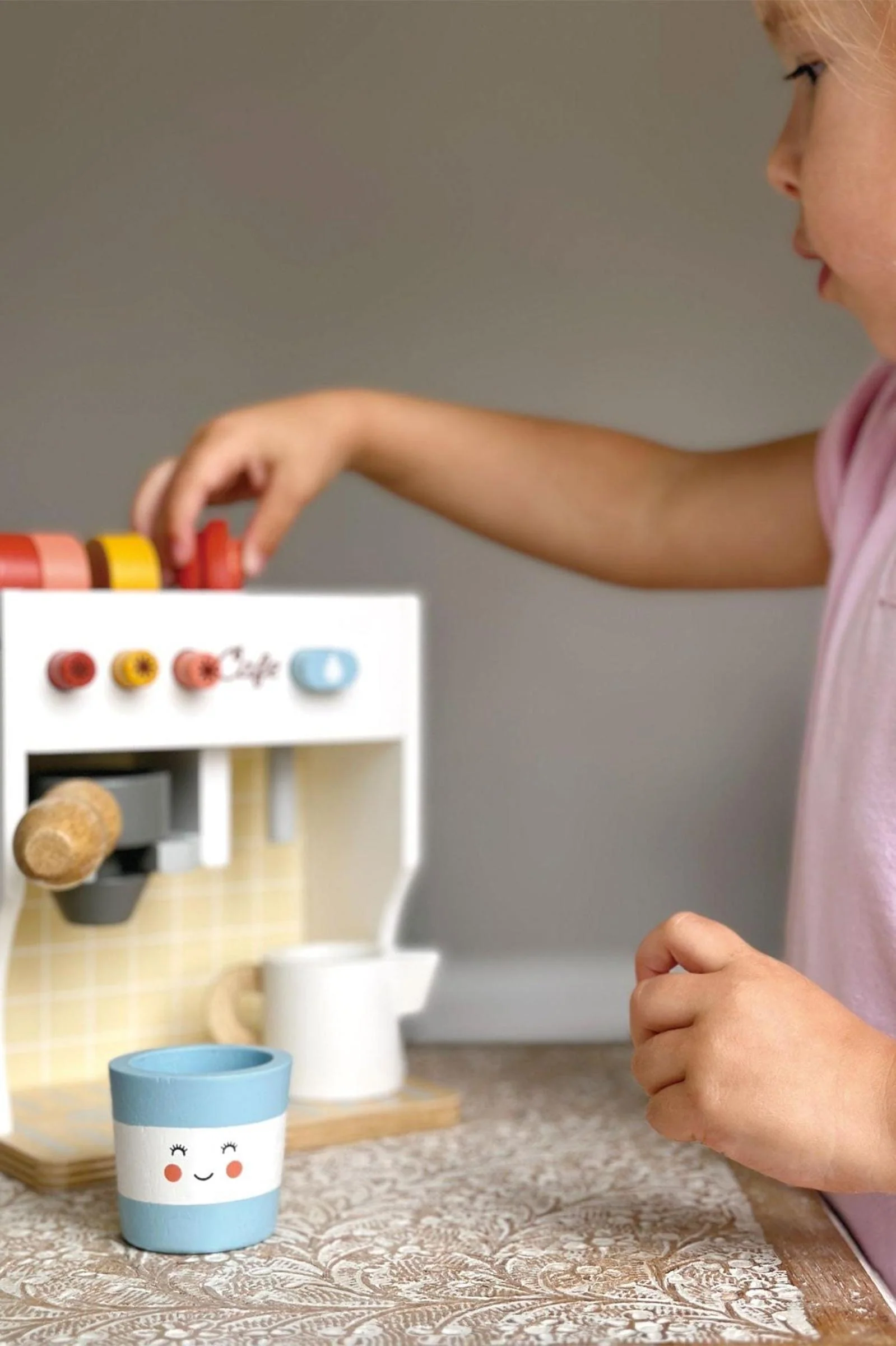 Make Me a Cuppa, Wooden Pretend Play Café Set, Toddler - Image 7