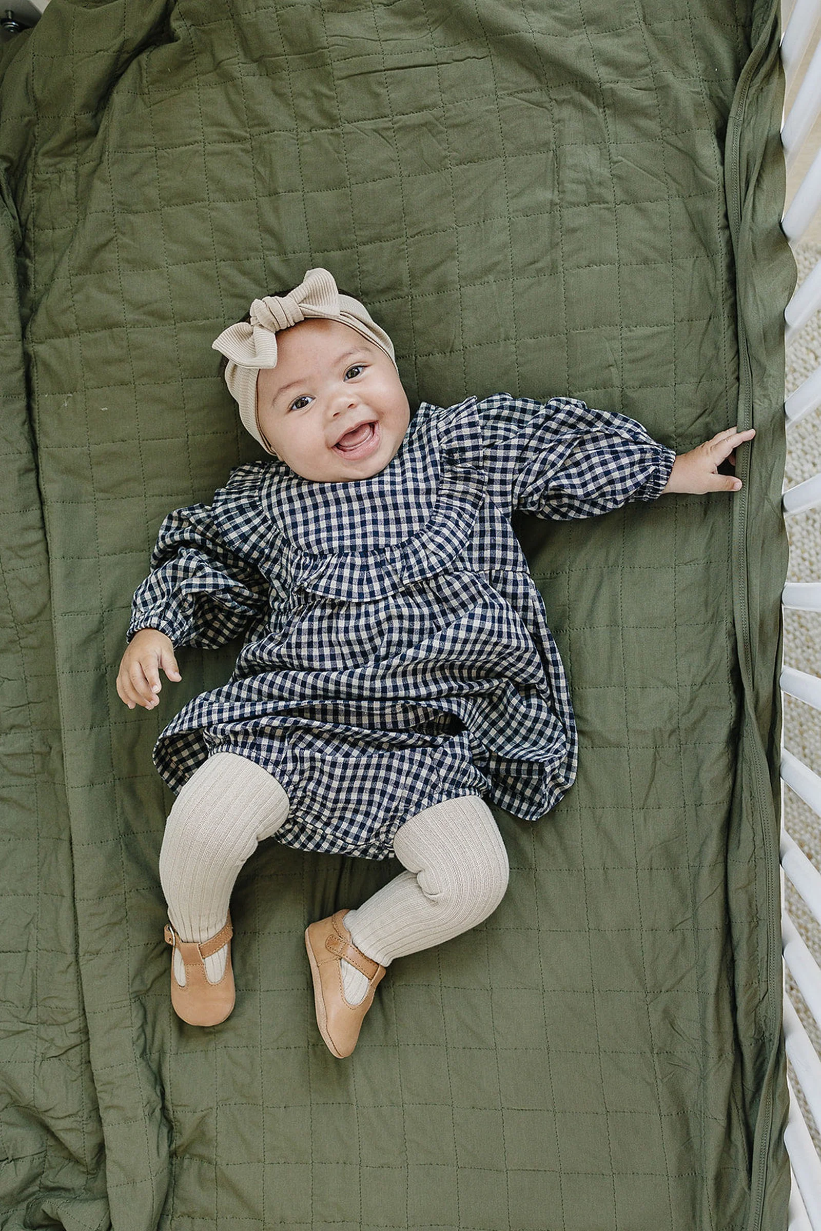 Baby & Toddler Ribbed Tights, Cotton, Gender Neutral, Baby - Image 3