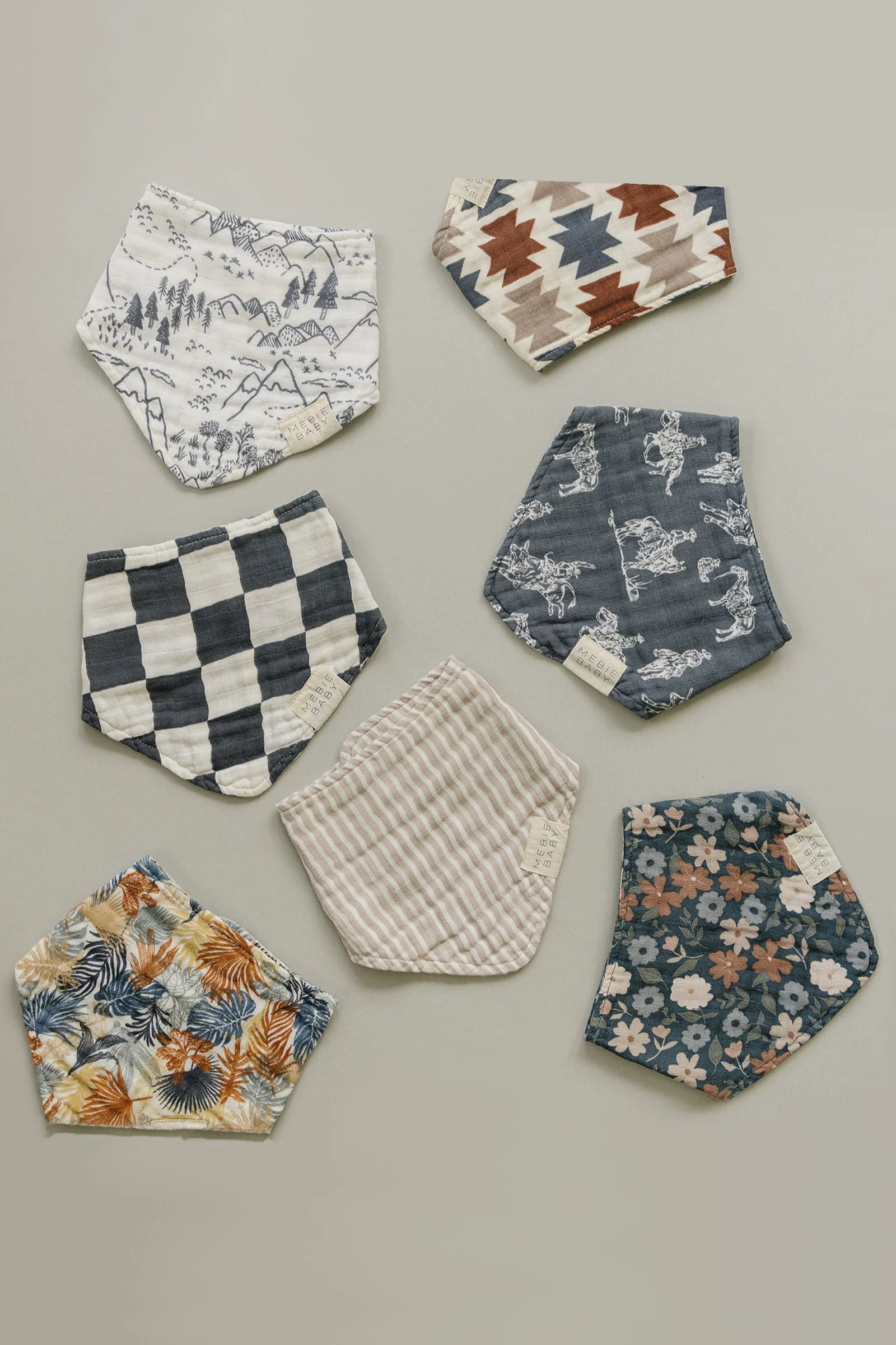 Summit Muslin Bib, 100% Cotton, Baby Essentials - Image 3