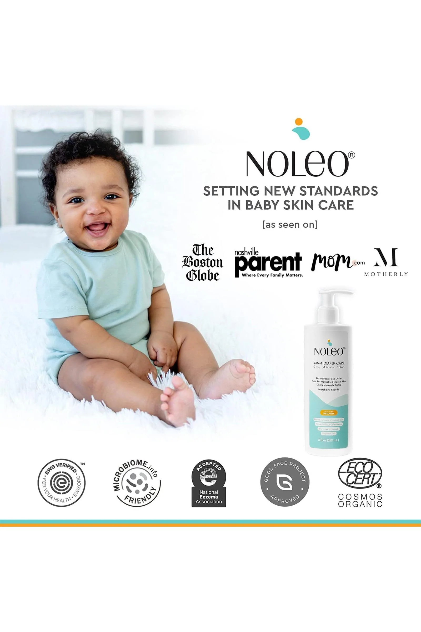 NOLEO 3-IN-1 Diaper Rash Cream, 16oz - Image 13
