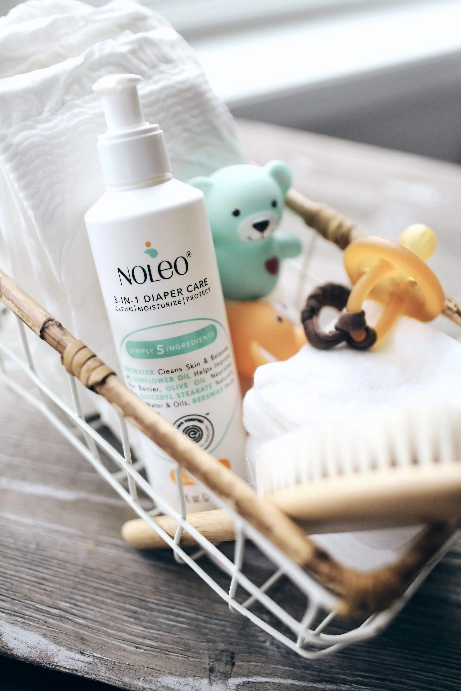 NOLEO Diaper Rash Cream & Cotton Pads, Bundle - Image 3