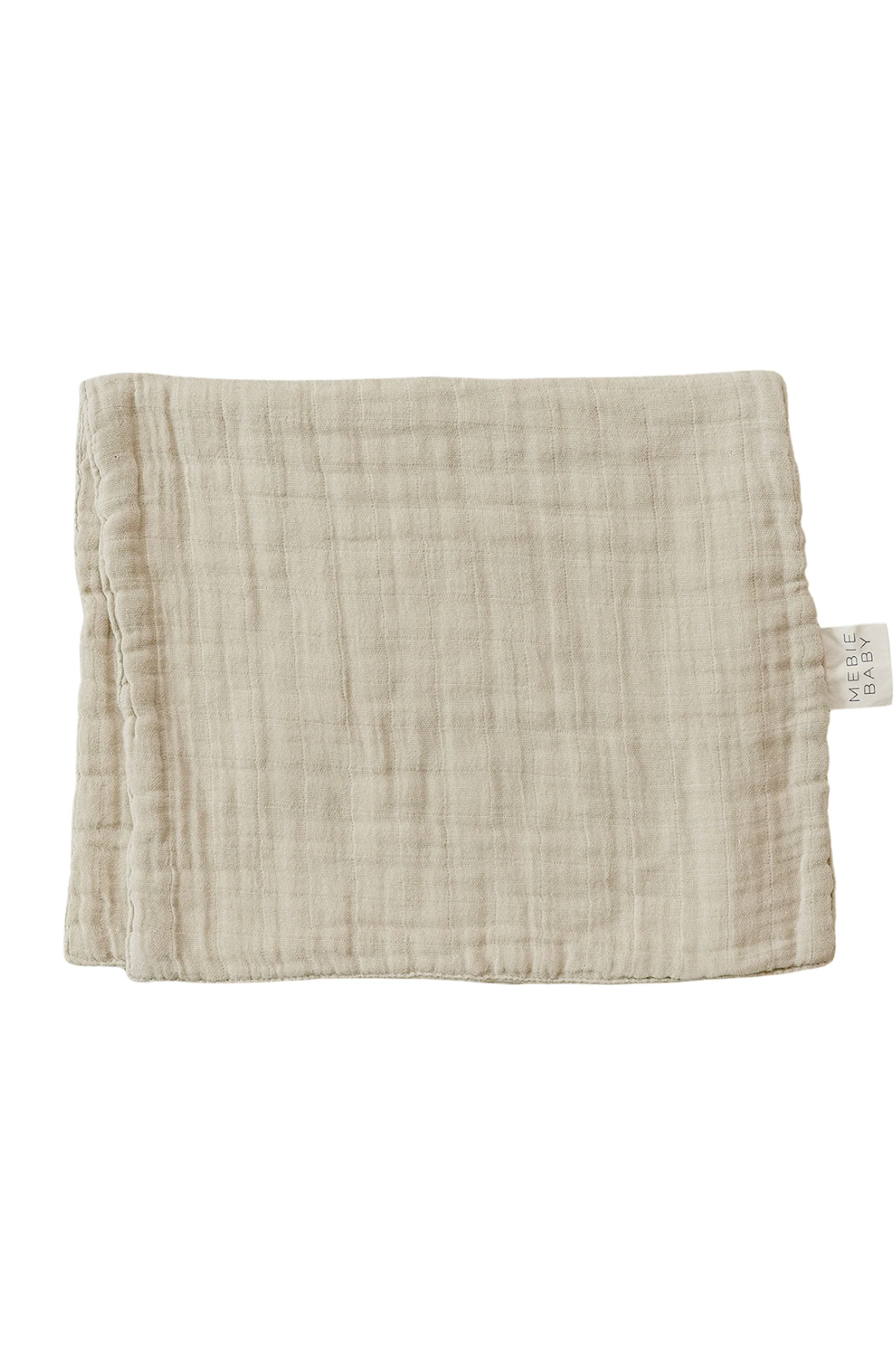 Oatmeal Muslin Burp Cloth, 100% Cotton, Baby Essentials - Image 2