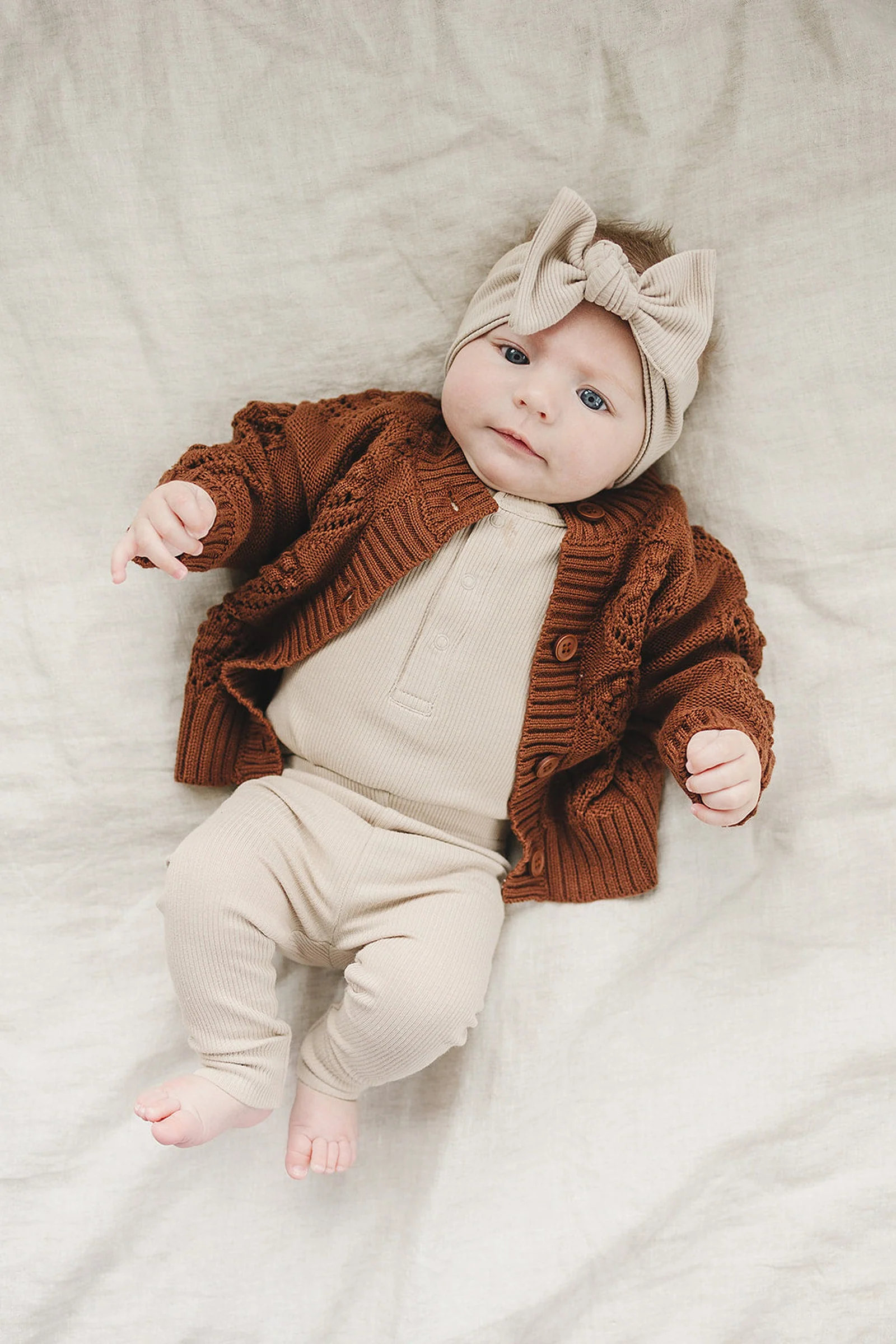 Oatmeal Organic Cotton Leggings, Baby & Toddler - Image 5