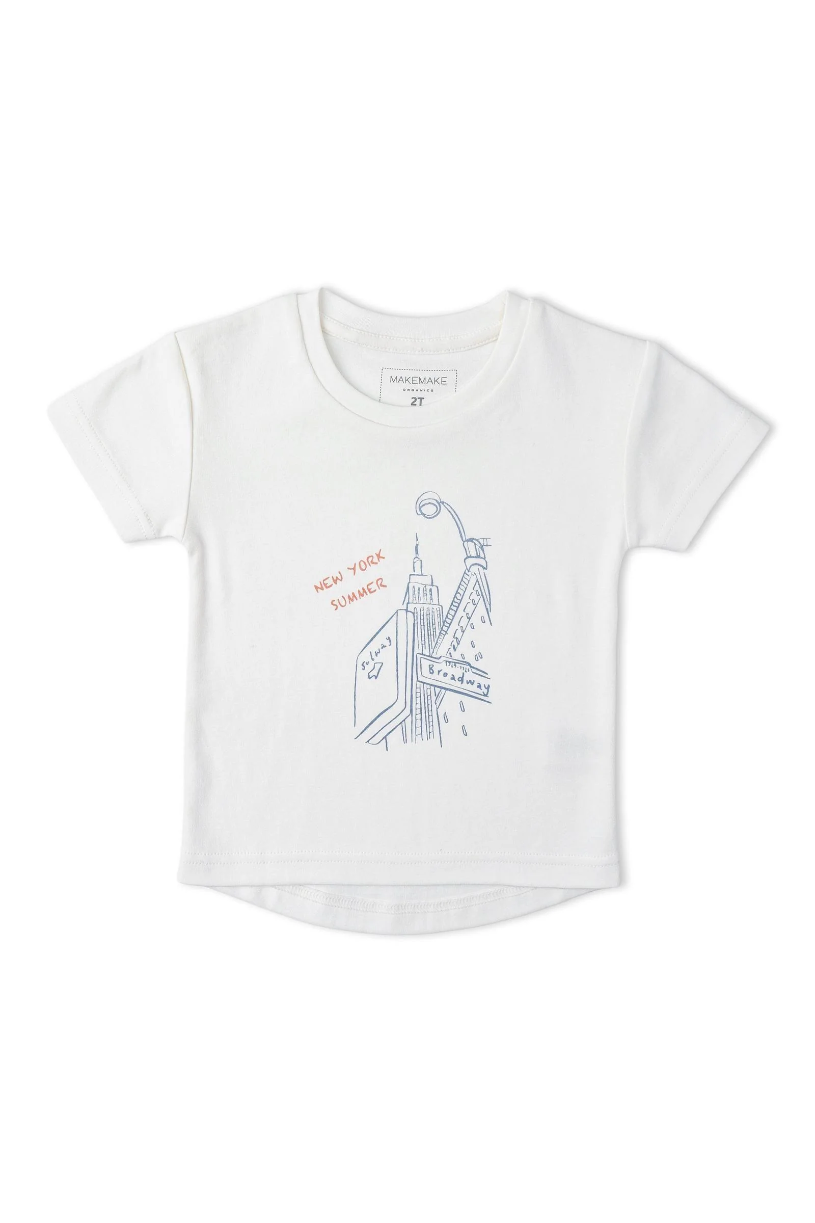 Organic Graphic Tee & Shorts Set - New York - Image 4