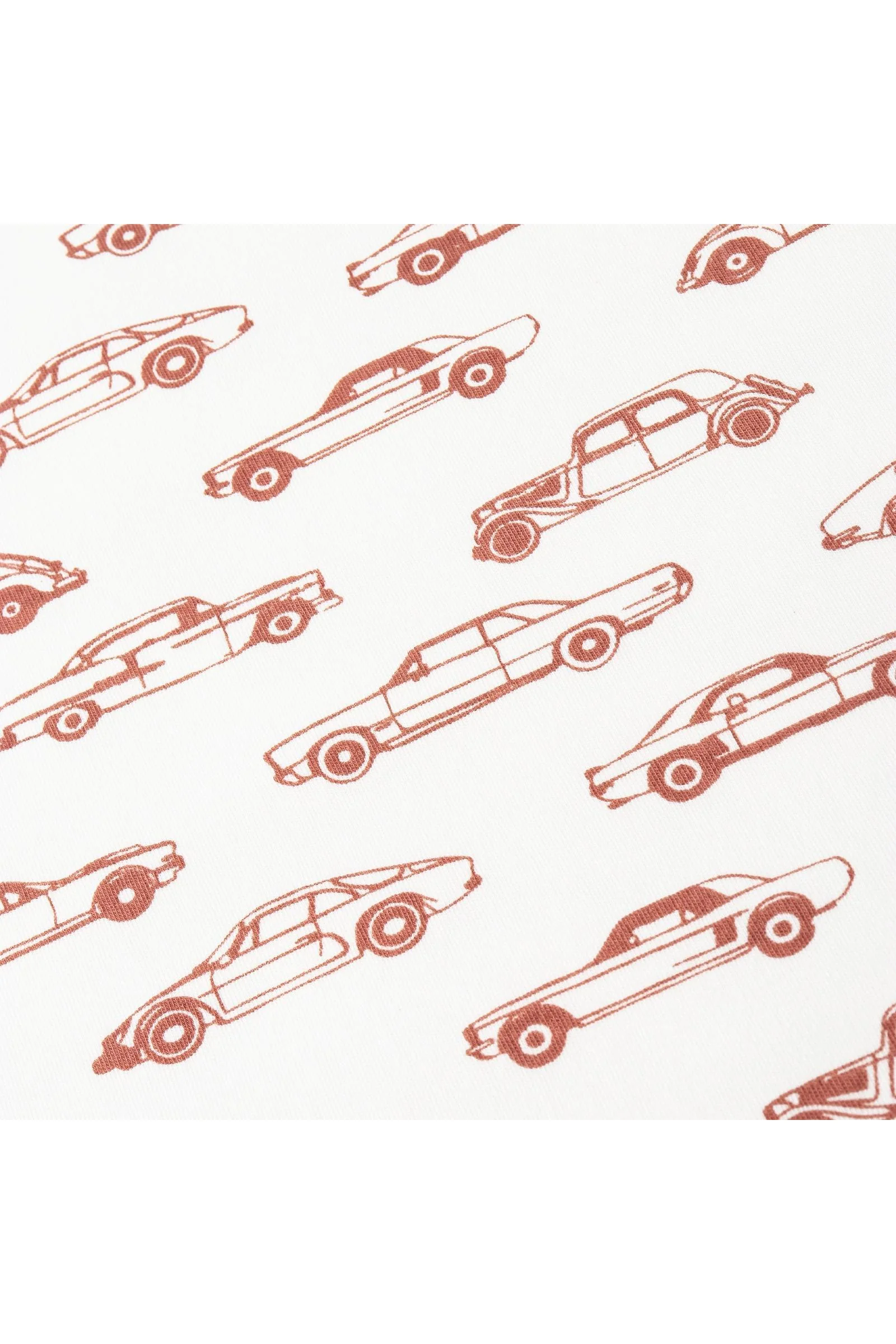 Organic Short Zip Romper - Cars - Image 4