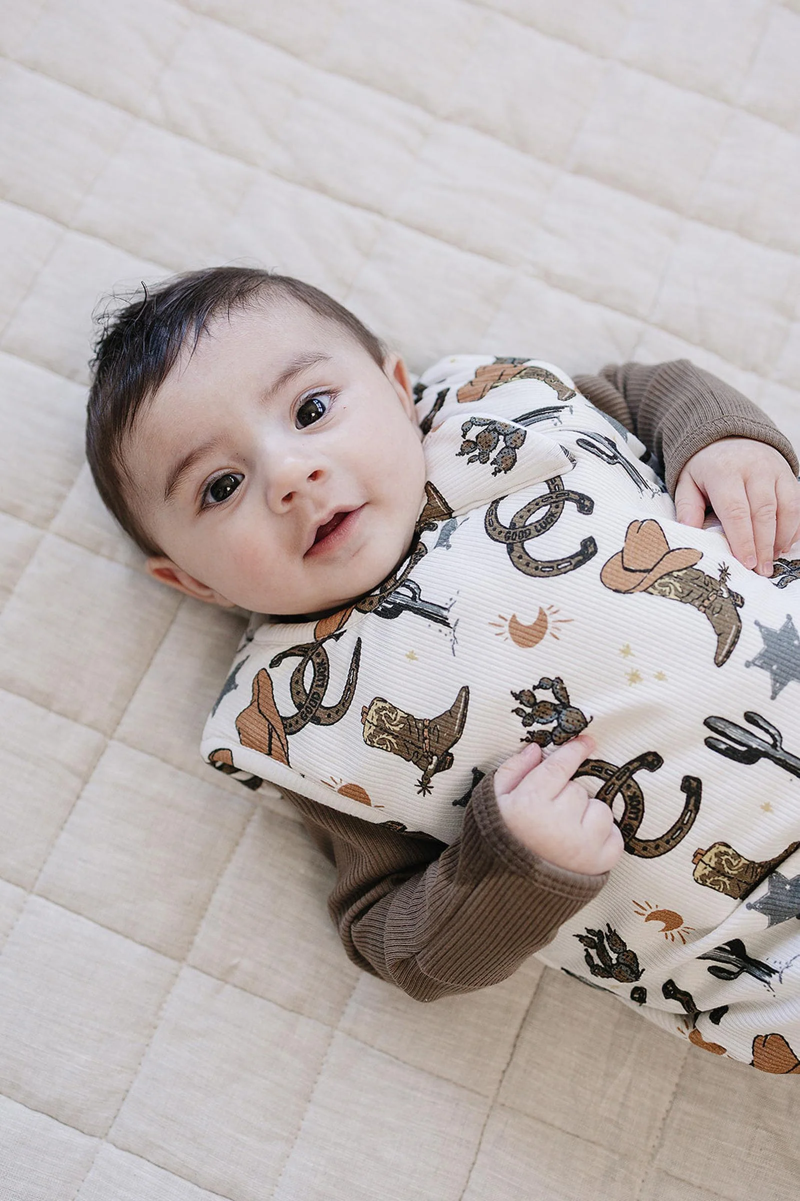 Outlaw Cowboy Bamboo Baby Sleep Sack - Image 3