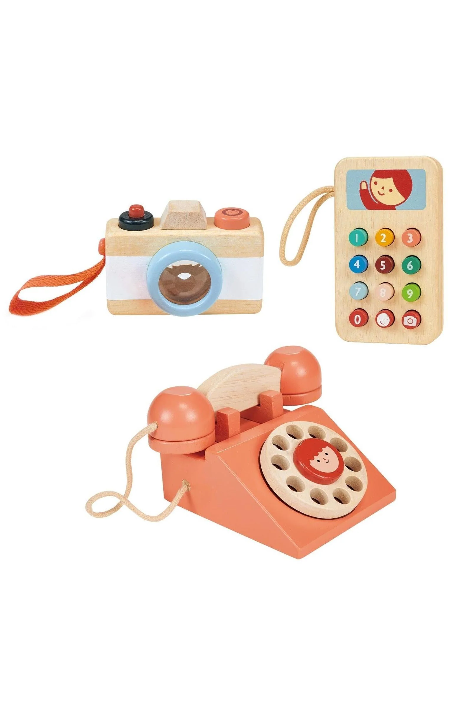 Phone And Camera Bundle, Retro Telephone, Mobile Phone and Camera