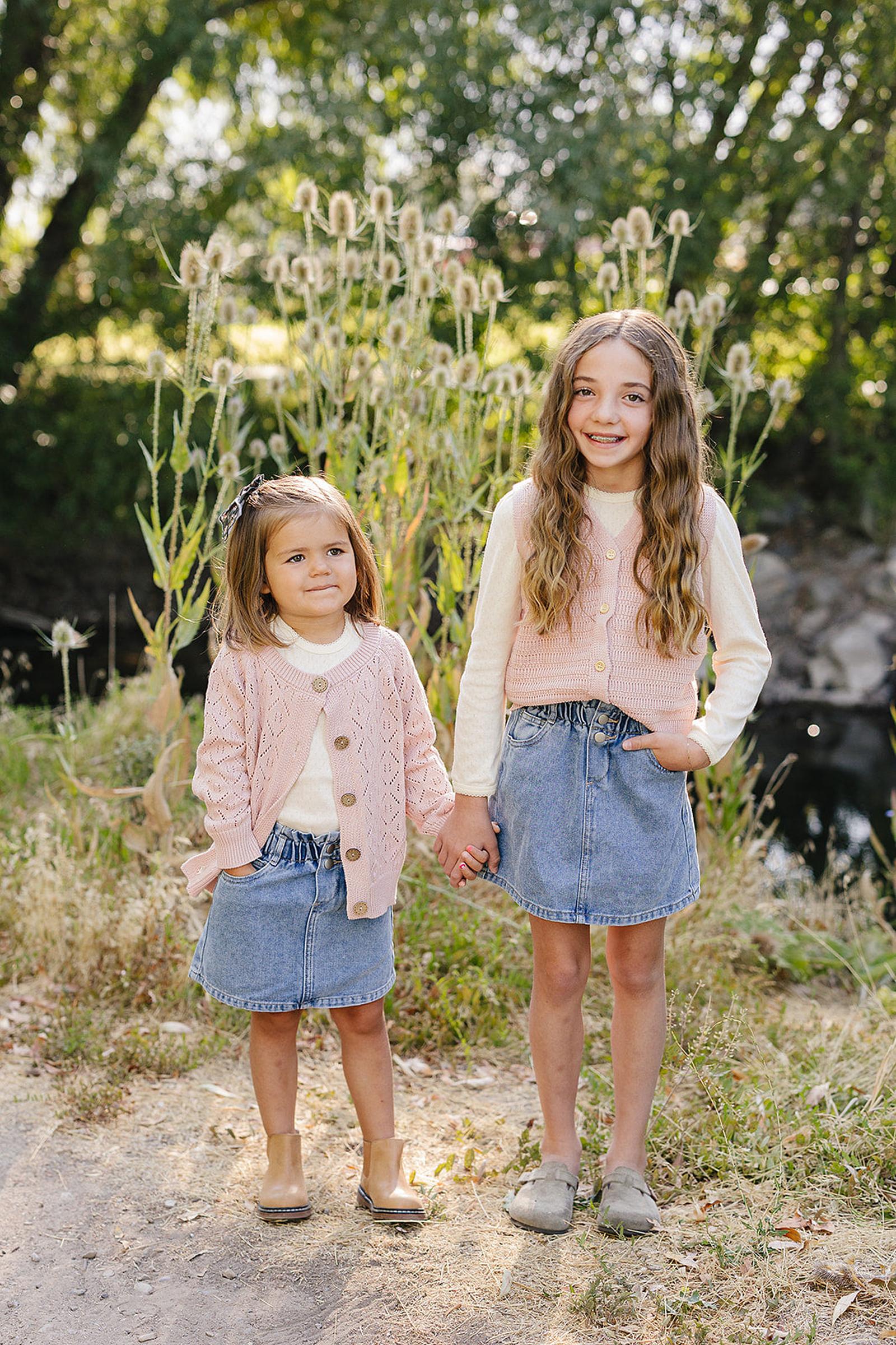 Pink Knit Button Down Vest, 100% Cotton, Sizes 6M-7 - Image 4