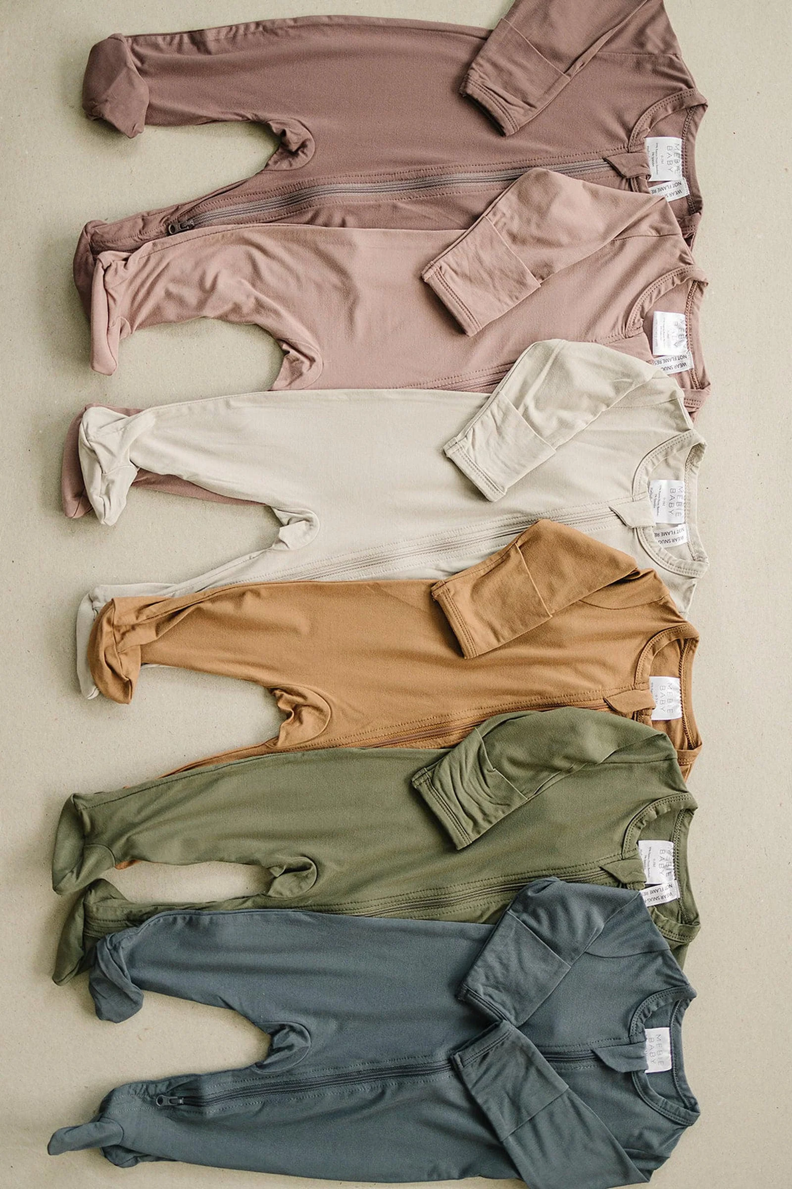 Plum Footed Zipper Pajama, Bamboo, Baby Essentials - Image 6
