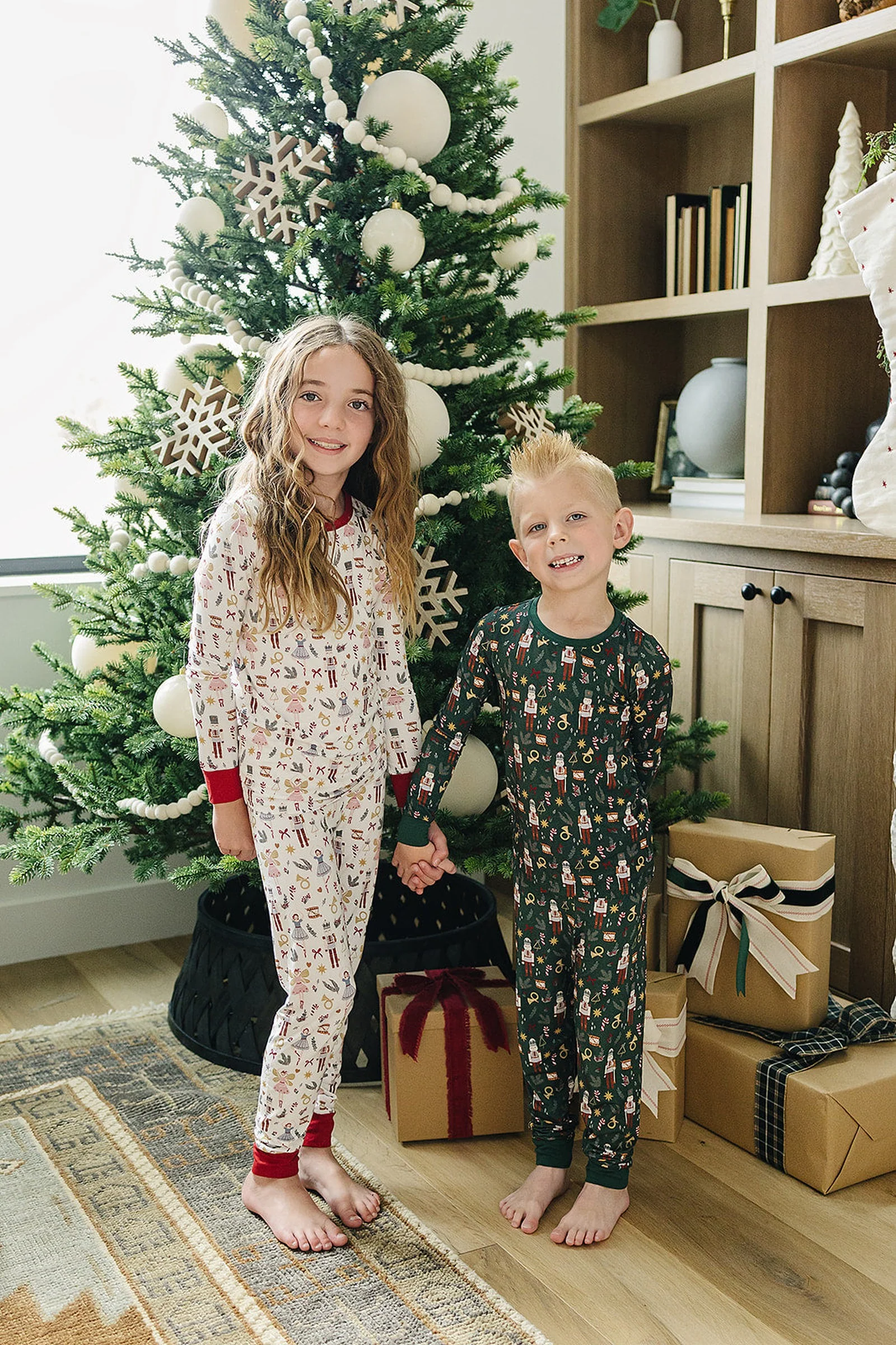 Red Nutcracker Cozy Pajama Set, Bamboo, Gender Neutral, Baby, Toddler & Kids - Image 3