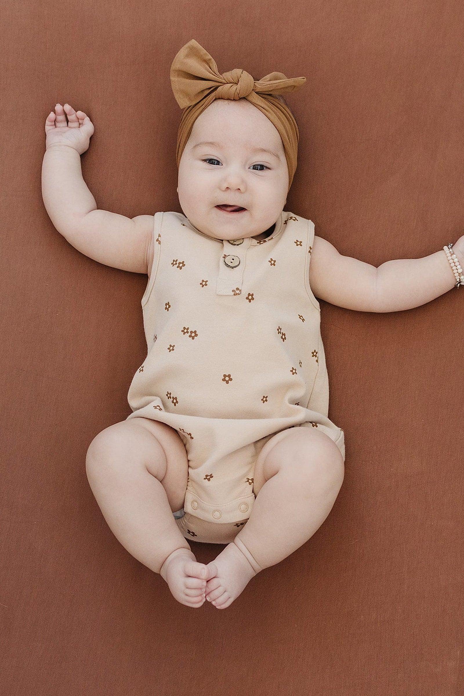 Rust Stretch Crib Sheet, Bamboo, Baby Essentials - Image 3