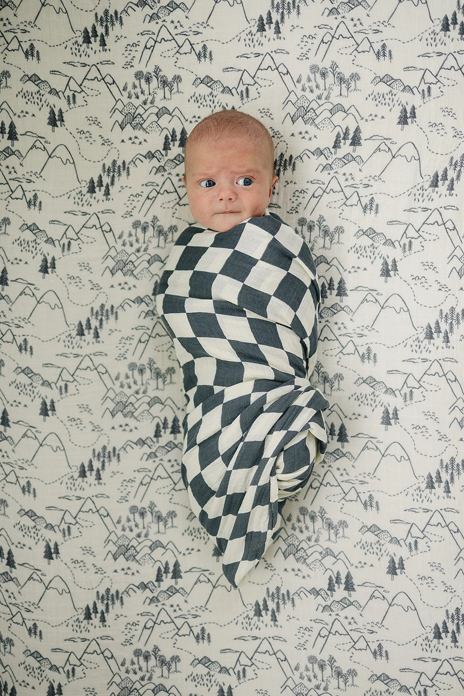 Summit Muslin Crib Sheet, 100% Cotton, Baby Essentials - Image 3